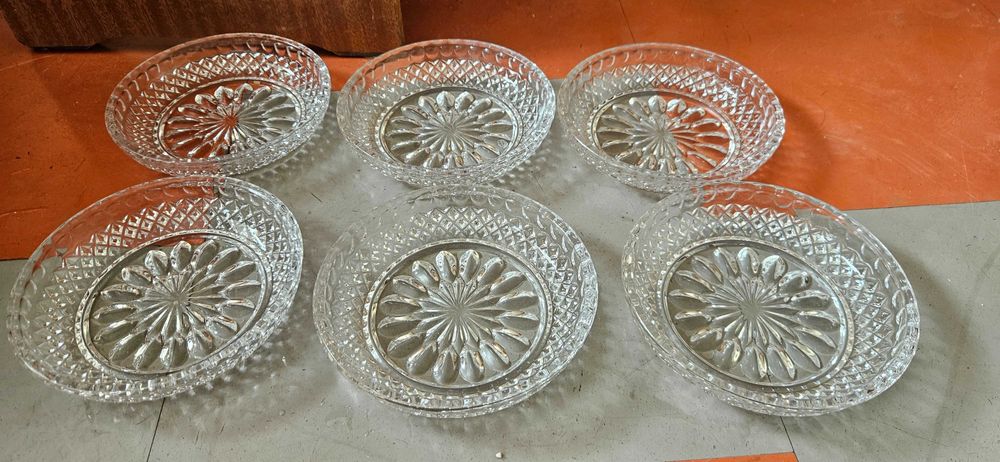 кристални стъклени купи,чинии, подноси фруктиери, бонбониери