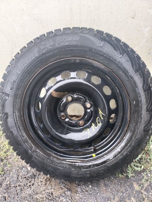 Продам резину с дисками r15 4*114,3