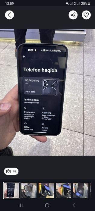 Nothing Phone 1 ideal holatda