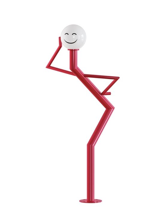 Светодиодный светильник торшер Смайлик