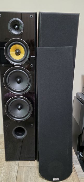 Тонколони TAGA с усилвател YAMAHA  и  RADIOTEHNIKA S-30  с усилв. JVC