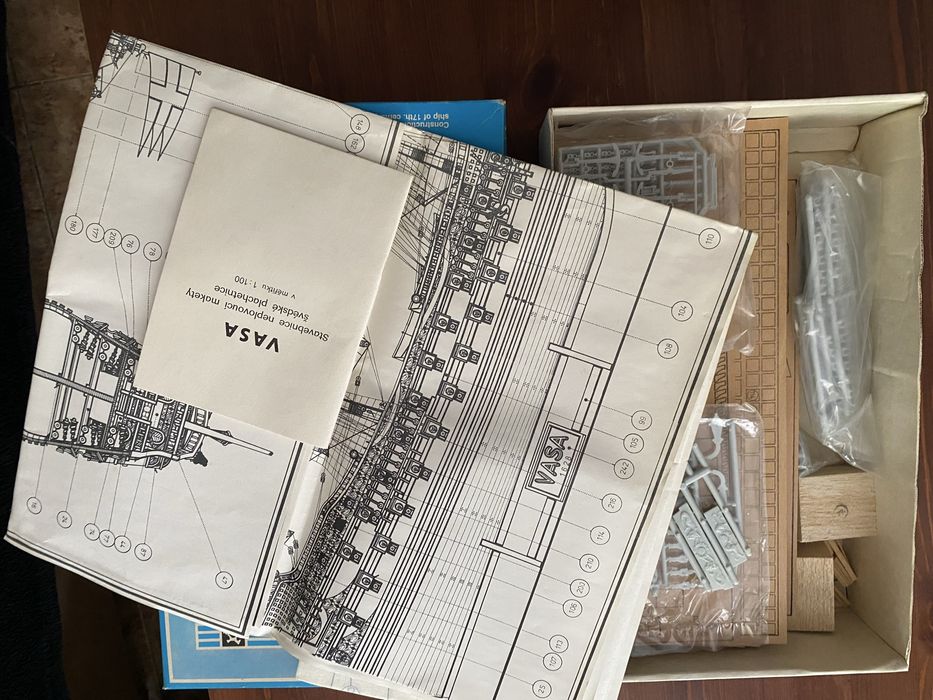 Дървен модел на кораб Vasa 1:100