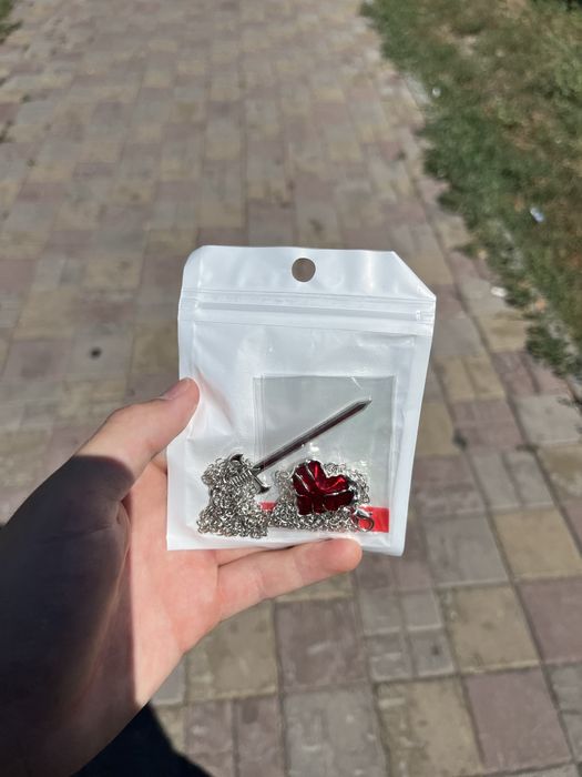 парные цепочки. «сердце и меч»