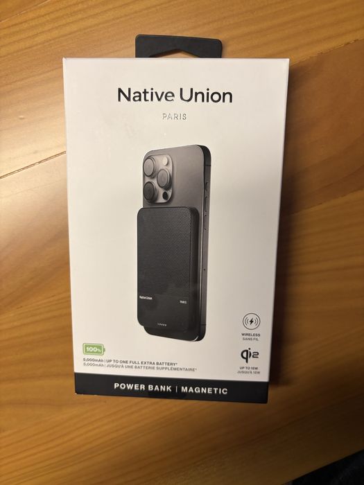 Baterie externa wireless magnetica powerbank Native Union 5000mAh