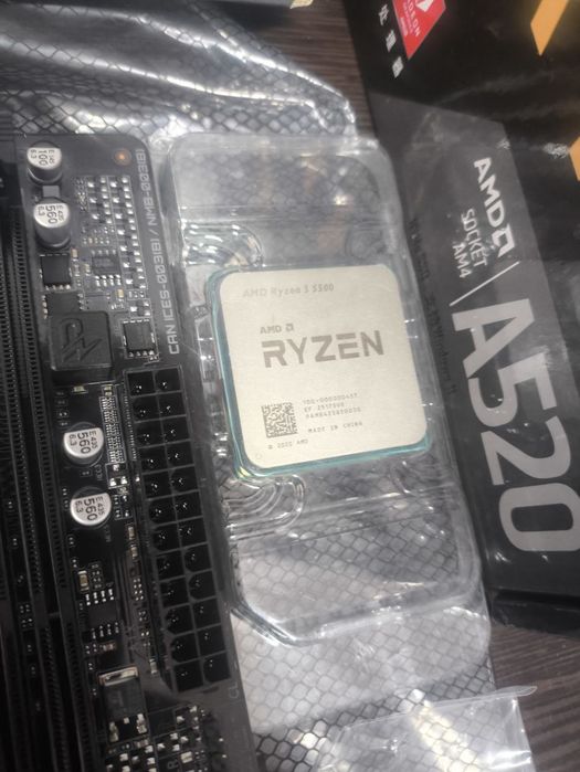 Новые! Gigabyte A520+Ryzen 5 5500