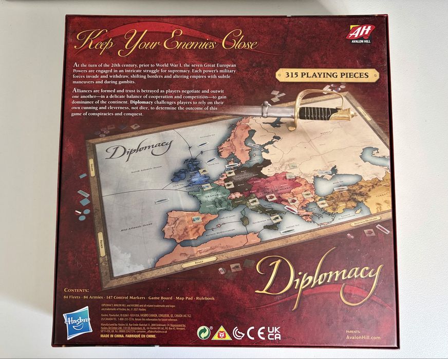 Настолна Игра Дипломация (Diplomacy)- нова