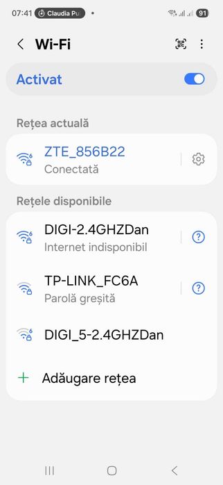Router 5G ZTE MC888 Pro fuctional (defect slotu sim lipsa capac )