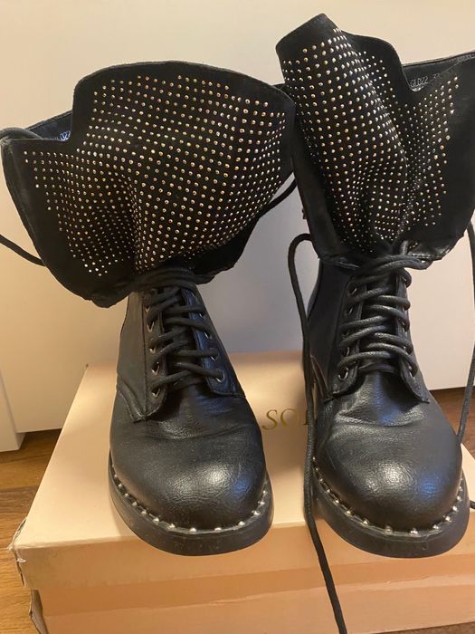 Дамски кожени боти