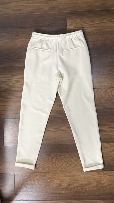 Pantaloni (joggeri) Zara bej, marimea S