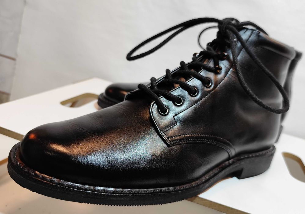 Ghete lace up 43 44 plain toe Steinkogler NOI piele naturala Vibram