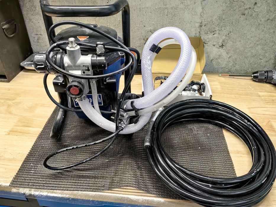 Безвъздушна Система за пръскане на боя, 750W, Scheppach ACS3000 / 5906