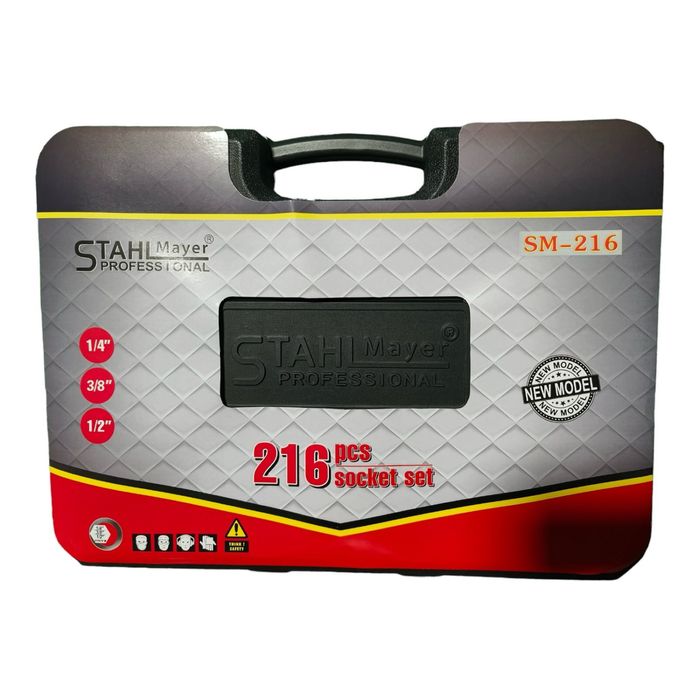 Немско Гидоре Гидория Stahl Mayer 216 части с голям удароустойчив куф