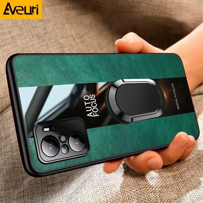 Xiaomi Redmi Note 11 11S 4G 11 Pro+ 5G / PORSCHE Кожен кейс с пръстен