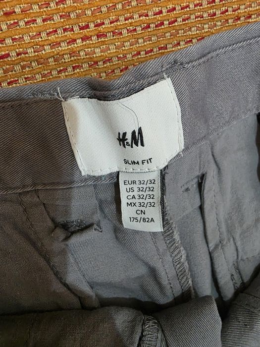 Мъжки панталон сив и т. син