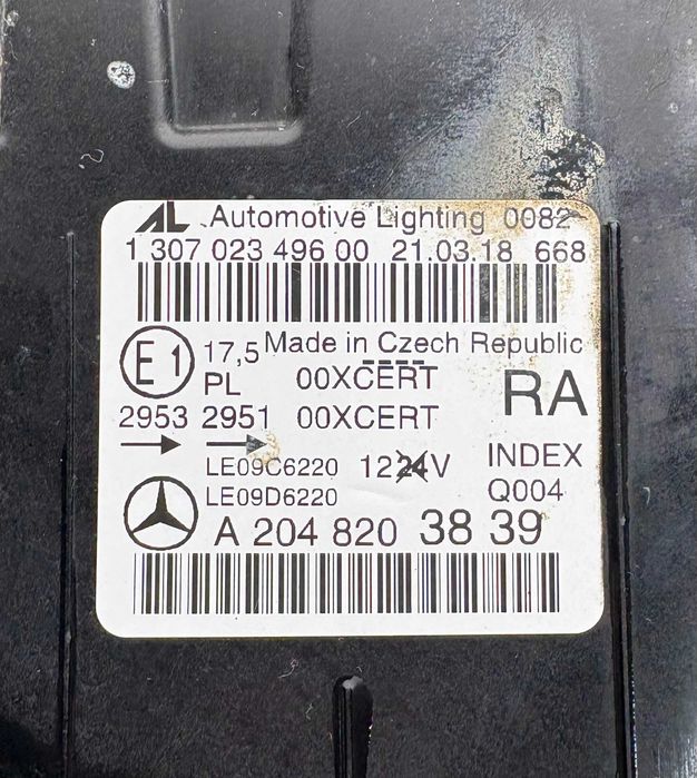 Фарове Мерцедес Ц Класа W204 (07-15)г Купе Farove Mercedes W204 Coupe