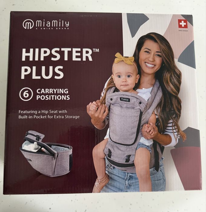 Marsupiu Miamily HIPSTER Plus în nuanța Charcoal Grey