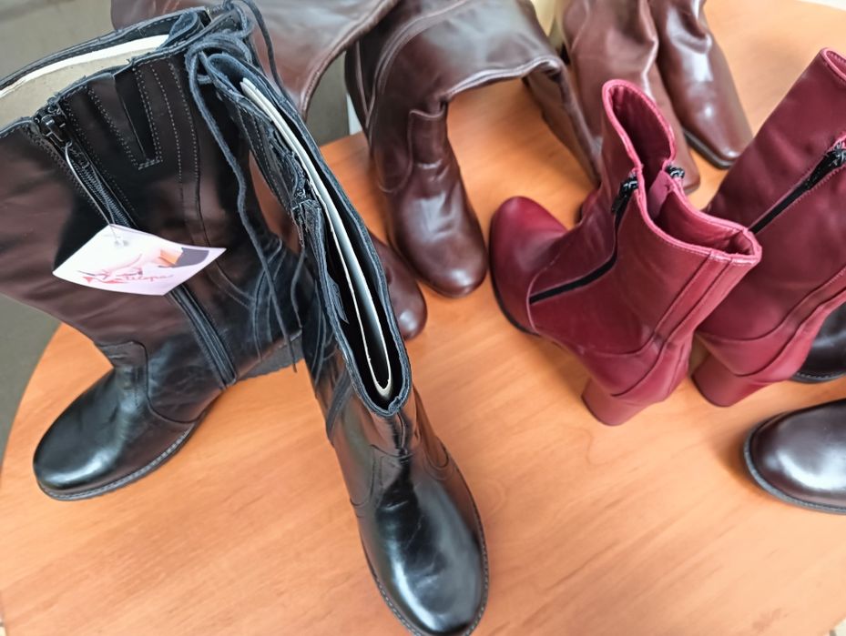 Cizme damă din piele naturală