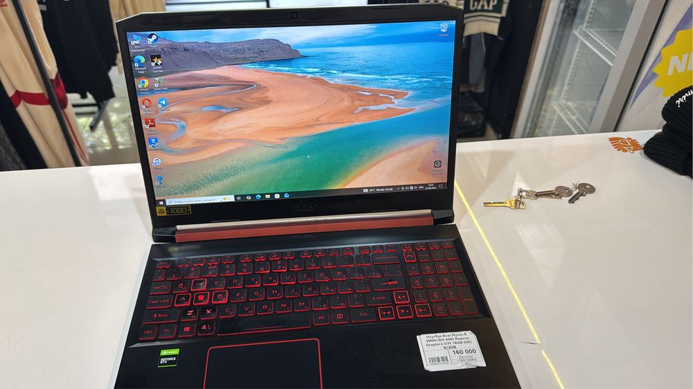 Ноутбук Acer Nitro 5 1050 ti