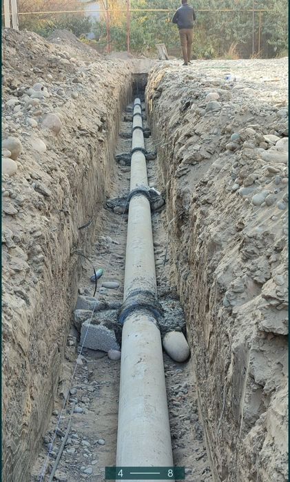 Kanalizatsiya transhiya qaziymiz betonlarni kesib chiroyli xizmat qila