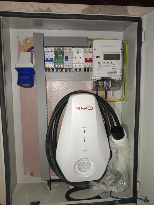 электромобиль зарядка установка