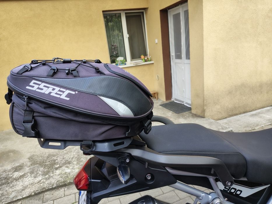 Geanta moto codita extensibila