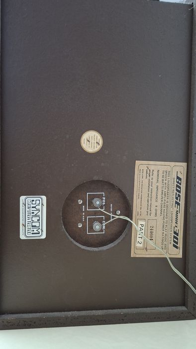 Proiect de restaurare - boxe de casa Bose model 301, Galati