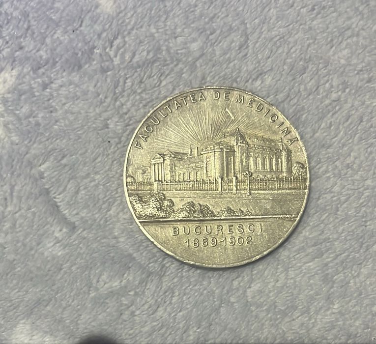 Moneda veche facultatea de medicina 1869-1902