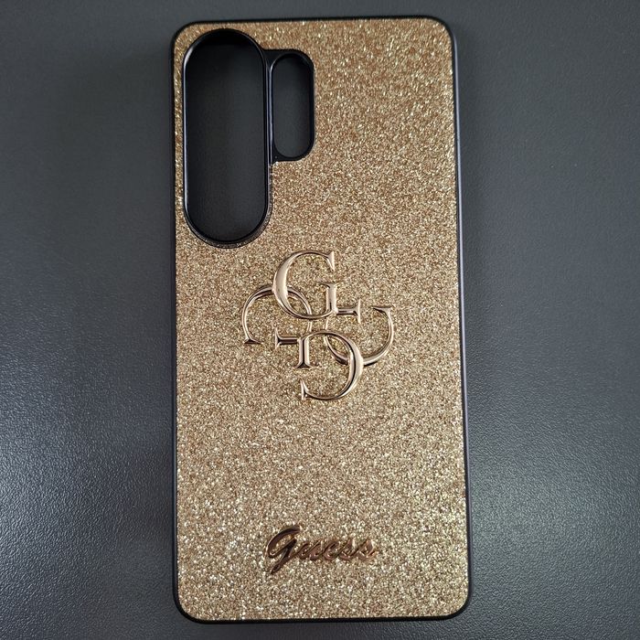 Силикон лого метално Guess за Samsung Galaxy S26 Ultra Гръб с дизайн