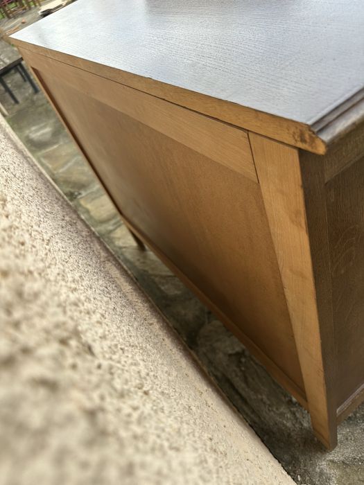 Винтидж скрин от дъб – френски стил Луи XV