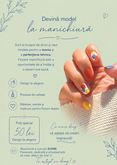 PROMOȚIE UNICĂ unghii cu gel