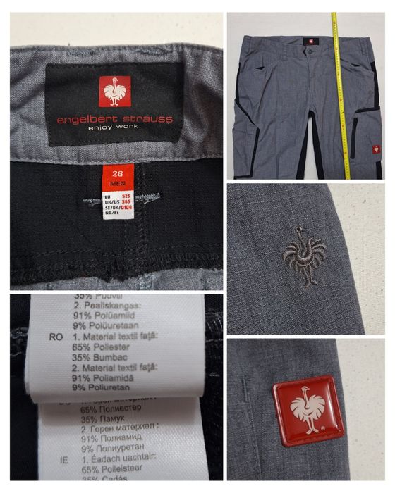 Pantaloni salopeta Engelbert Strauss Enjoy Work Stretch, Nr. 52 sau nr. 26 ptr. bărbați