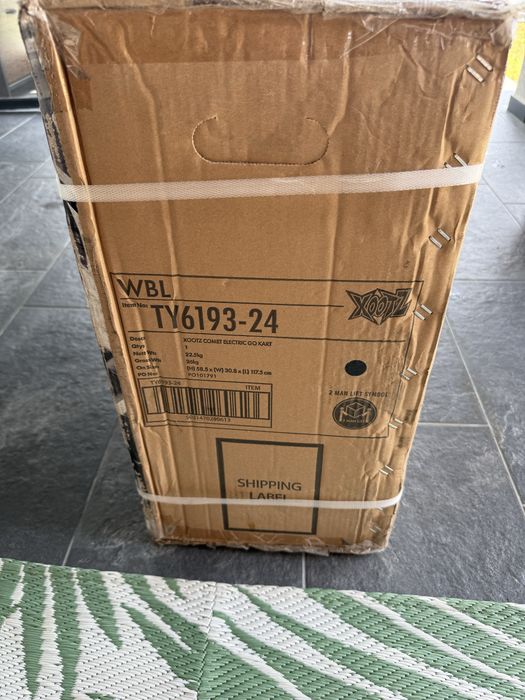 Kart electric Xootz  Comet-TY6193-24, Negru, Nou sigilat