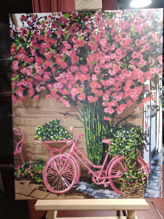 Ръчно рисувана по номера картина