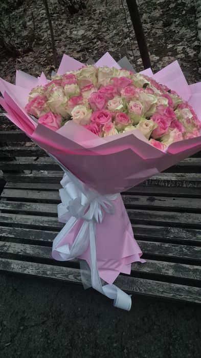 101роза, букеты роз
