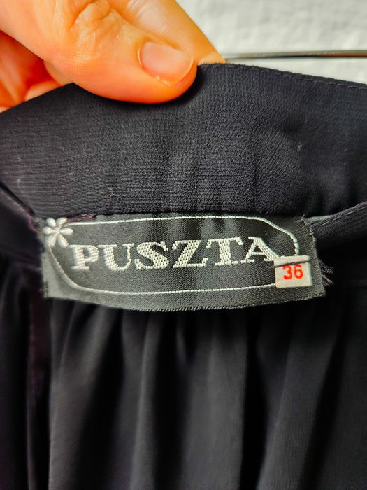 Fustă vintage midi stil gotic din voal Puszta