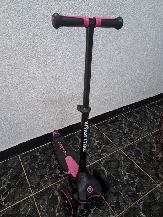 Уникална Тротинетка сгъваема светещи колела Smart Trike