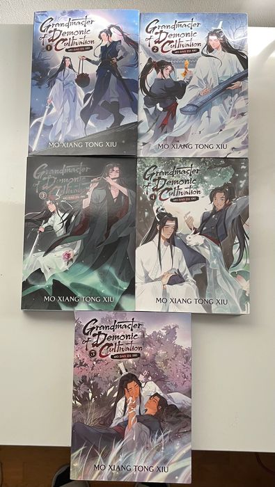 Книги Grandmaster of demonic cultivation Vol 1-5 Mo Xiang Tong Xiu