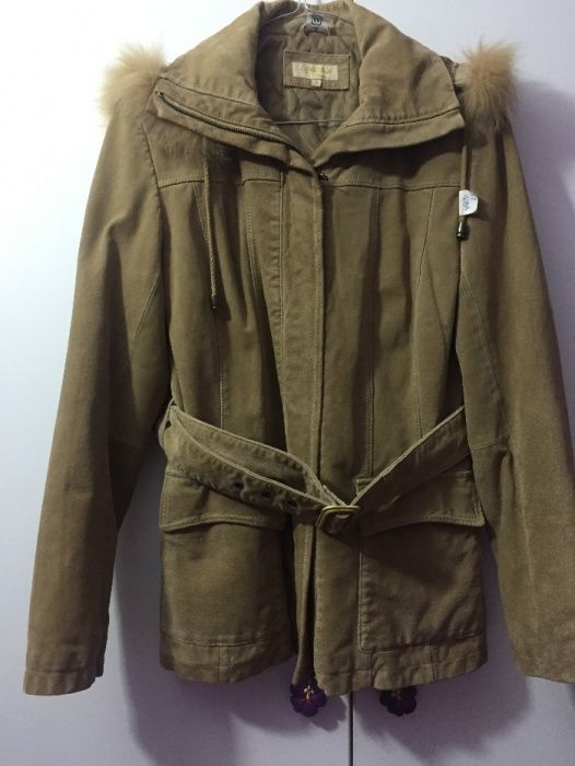 Jacheta piele intoarsa