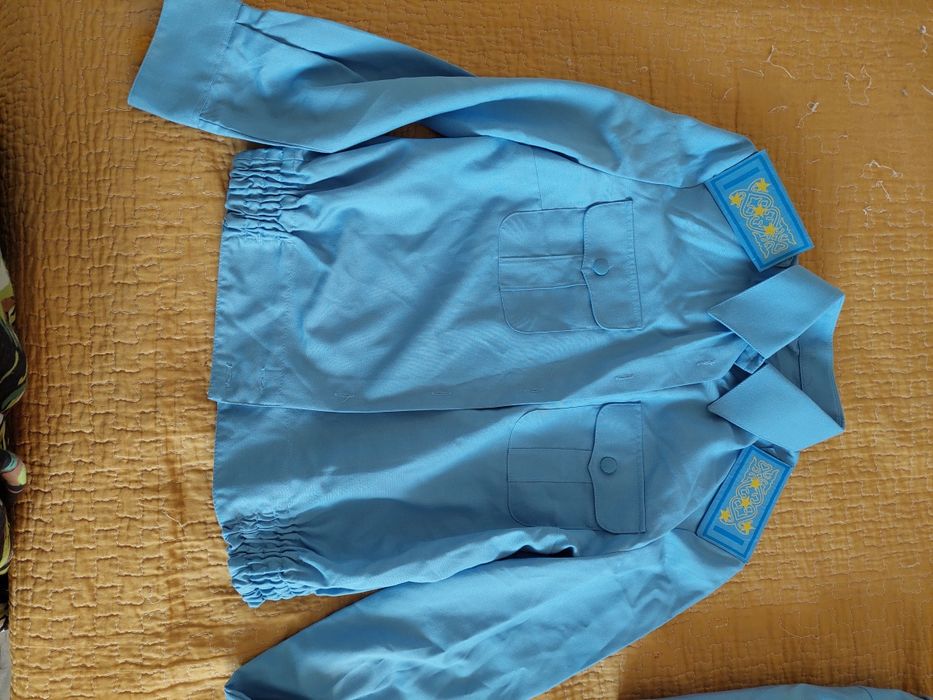 Военные рубашки синего цвета