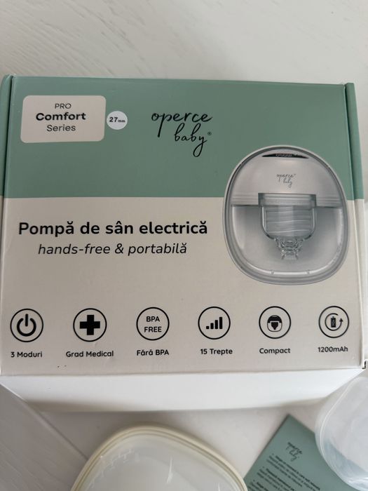 Pompa de sân electrică Operce Baby, a fost doar probată o singura dată.
