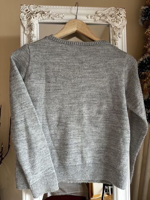 Дамски сив пуловер
