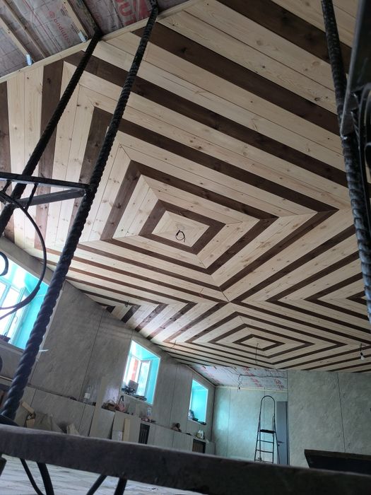 Обшивка бань и саун вагонкой.