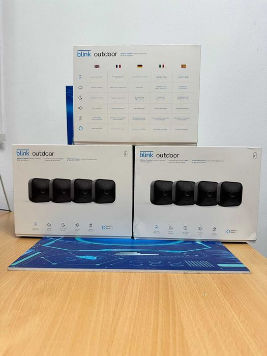 Sistem supraveghere Blink Outdoor 4 camere – Full HD, sigilat