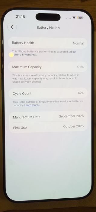 Iphone 17 pro max 256GB eSIM