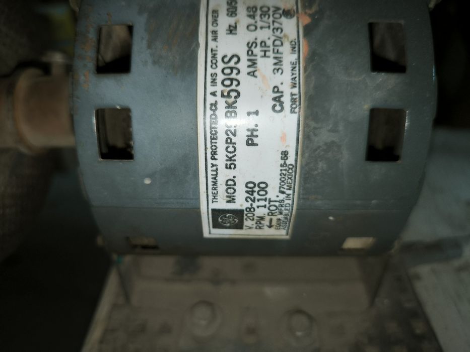 1 fazali elektr motor (208–240V) – Holati yaxshi, ishlaydi original