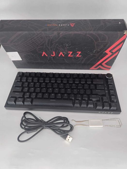 Tastatura Mecanica AJAZZ AK820 Black (Red Switch) Wired - Resigilat