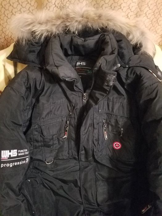 Теплая мужская куртка, пуховик