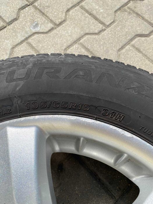 Джанти MAM 5x120 ET 37 с летни гуми Bridgestone 195/65/15