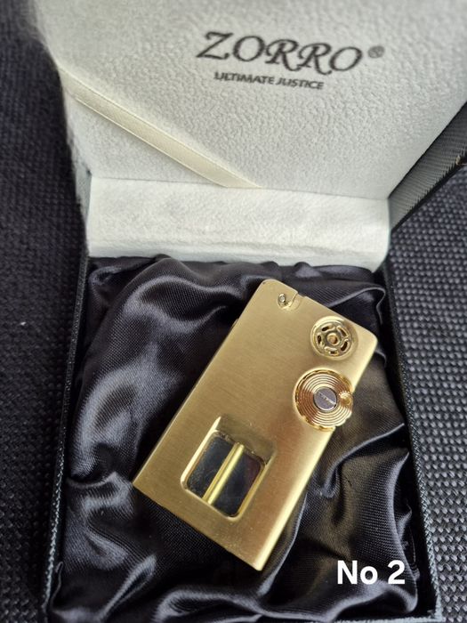 Луксозна бензинова запалка ZORRO 785,три цвята