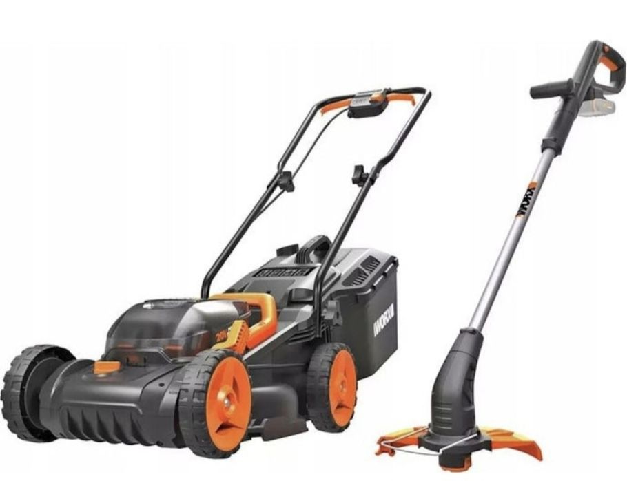 Комплект косачка и тример, Worx, WG927E
